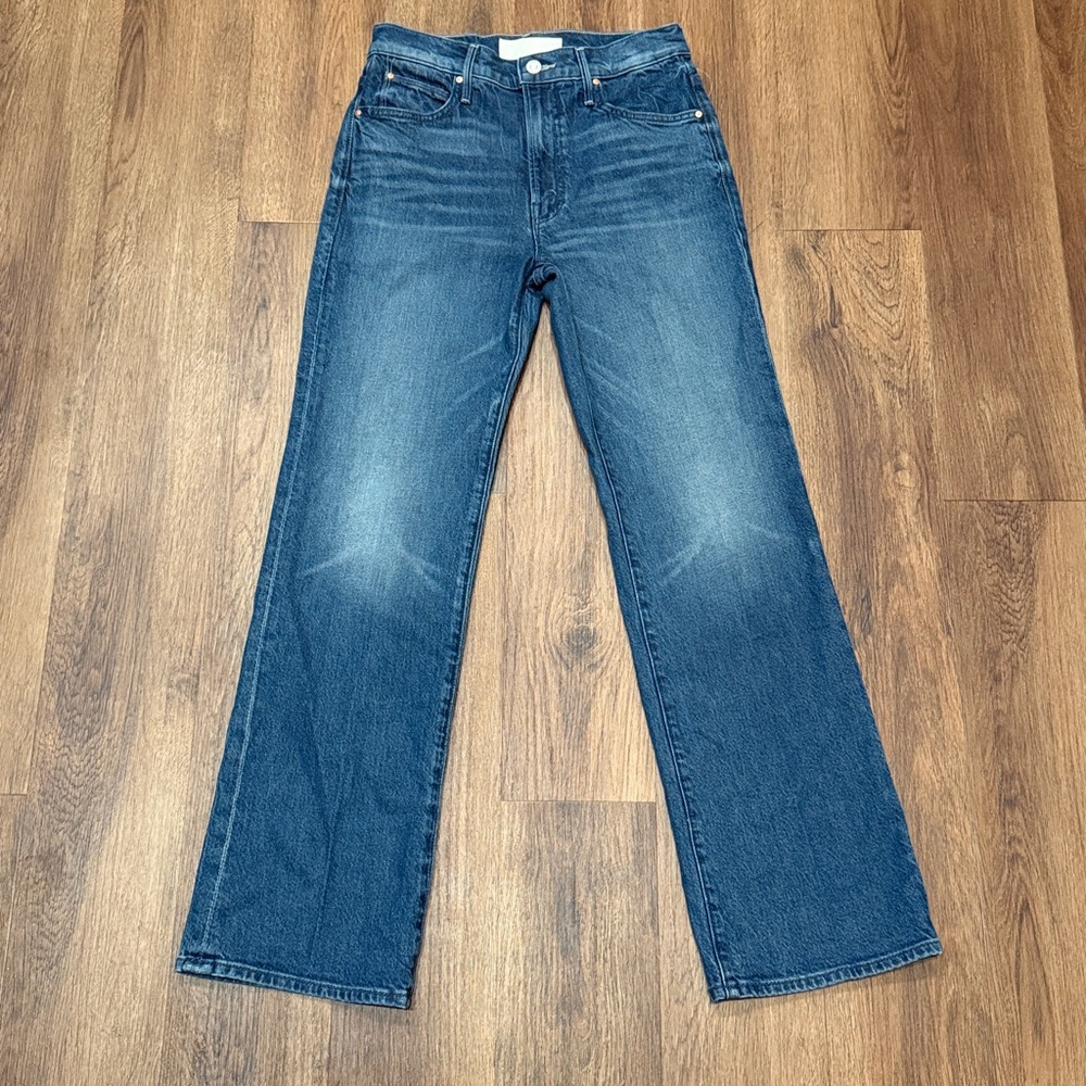 Mother Lil Kick It High Waist Straight Leg Jeans - Picture 4 of 8